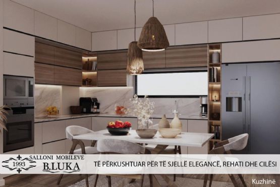 Salloni Mobileve B LUKA, kuzhina me porosi cmimi, kuzhina moderne cmimet 2024, Modele kuzhinash moderne, Kuzhina te bukura, Bufe kuzhine cmimi, kuzhina me porosi ne tirane, kuzhina me porosi ne durres, kuzhina me porosi shkoder